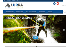 Tablet Screenshot of lurra-adventure.com